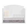 SF Home Solid Wood Toddler Bed Rail in White Finish - Crib Sold Separately