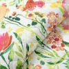 Full/Queen Lightweight Polyester Scalloped Edges Floral Quilt Set