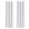 2 Set Blackout Curtain Grommet Window Panel Thermal Insulated Drapes 52x84 inch