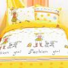 Blancho Bedding - [Fashion Girl(Serene City)(Comforter not included) ] 100% Cotton 4PC Duvet Cover Set (Full Size)(Comforter not included)