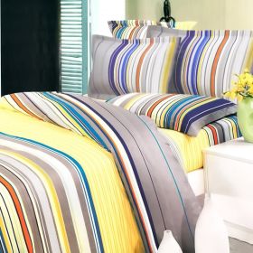 Blancho Bedding - [Golden Field] 100% Cotton 7PC Bed In A Bag (Full Size)