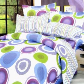 Blancho Bedding - [Fantastic Paradise] 100% Cotton 7PC Bed In A Bag (Queen Size)