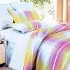 Blancho Bedding - [Golden Plaid] 100% Cotton 7PC Bed In A Bag (Full Size)