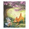 Bambi 80th Celebration; Forest Buddies Silk Touch Throw Blanket; 50" x 60"