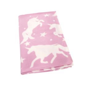Unicorn Blanket Fleece Throw Over Twin Bed Blanket for Girls Kids Adult Baby Bed Couch Soft Plush Sofa Warm Soft Throw Blanket White Stars and Unicorn