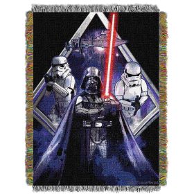 Star Wars Midnight Vader Licensed 48"x 60" Woven Tapestry Throw