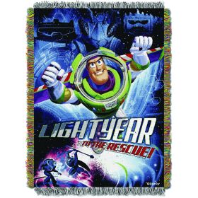 Toy Story Buzz Victorious Licensed 48"x 60" Woven Tapestry Throw