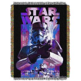 Star Wars Storm Ahead Licensed 48"x 60" Woven Tapestry Throw