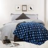 Flannel Fleece Stars Throw Blanket Over Bed Super Soft Blanket Plush Kids Fleece Blankets for Sofa Travel Adult Outdoor 50x60 inch