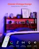 VEVOR Headboard for Full Size Bed, Adjustable Height Headboard with 2 Shelves Storage