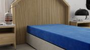 Kids Pedic 7" Waterproof Blue Twin Mattress