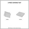 3 Piece Velvet Quilt Set