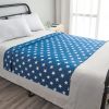 Flannel Fleece Stars Throw Blanket Over Bed Super Soft Blanket Plush Kids Fleece Blankets for Sofa Travel Adult Outdoor 50x60 inch