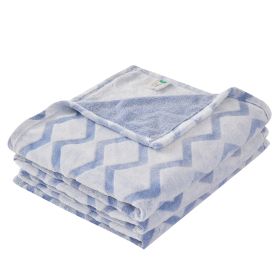 Women's Ultra Soft And Comfortable 3D Sofa Blanket (Option: Blue Wave-60a80)