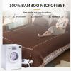 5pcs Big Lace Edge European Noble Bedding Set, Tassel Pendant ,Bamboo Fiber Bedspread Set