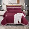 5pcs Big Lace Edge European Noble Bedding Set, Tassel Pendant ,Bamboo Fiber Bedspread Set