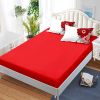 4 Piece Soft All-Season Washed Microfiber Cover Set , Queen/King/Calking Bedding Set With Zipper Closure, Sheet, Pillowcases,Print, Moisture-Wicking
