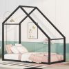 Twin Size Metal House Bed Kids Bed
