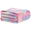 Glow-in-the Dark Blanket Unicorn Girl Gift,23 4 5 6 7 8 9 10 Year Old Girl Gift, Soft Kids Blanket