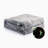 Glow-in-the Dark Blanket Unicorn Girl Gift,23 4 5 6 7 8 9 10 Year Old Girl Gift, Soft Kids Blanket