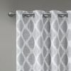 Printed Ikat Blackout Curtain Panel(Only 1 Pc Panel)