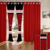 9 Piece Soft All-Season Washed Microfiber Cover Set , Queen/King/Calking Bedding Set With Pillowcases,Bedspread Print Curtains & Solid Curtains,Print
