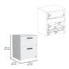 Bethel Two Drawers Nightstand with Handles