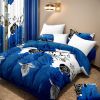 9 Piece in a Bag Thick Touch Bed Cover Curtain Set, Upgraded Luxury Bedspread Set, Bamboo microfiber All Season Bedding-Set For Home, RV Beding