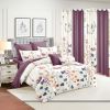 9 Piece in a Bag Thick Touch Bed Cover Curtain Set, Upgraded Luxury Bedspread Set, Bamboo microfiber All Season Bedding-Set For Home, RV Beding