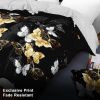 9 Piece Soft All-Season Washed Microfiber Cover Set , Twin/Queen/King/Calking Bedding Set With Pillowcases,Bedspread Print Curtains & Solid Curtains