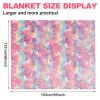 Glow-in-the Dark Blanket Unicorn Girl Gift,23 4 5 6 7 8 9 10 Year Old Girl Gift, Soft Kids Blanket