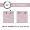 Glow in The Dark/Luminous Blackout Curtain for Room; Grommet Darkening Window Drapes; Kitty; 2 Panels Per Pair